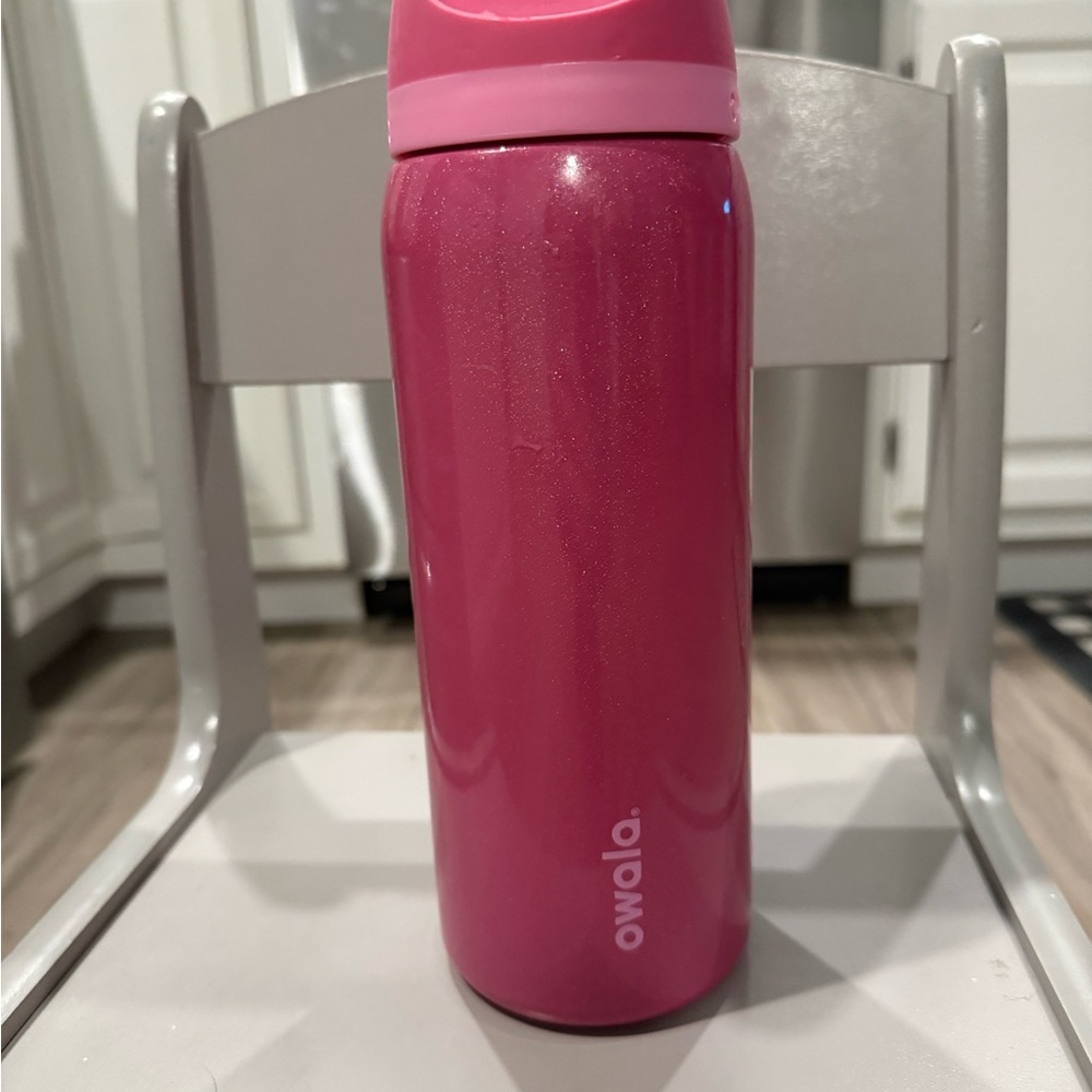 Owala Birthday bash Pink Glitter Water Bottle